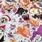 Wrapables Waterproof Vinyl Stickers for Water Bottles, Laptop, Phones, Skateboards, Decals for Teens, 80pcs